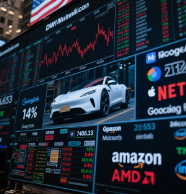 Tesla stock price plunge chart