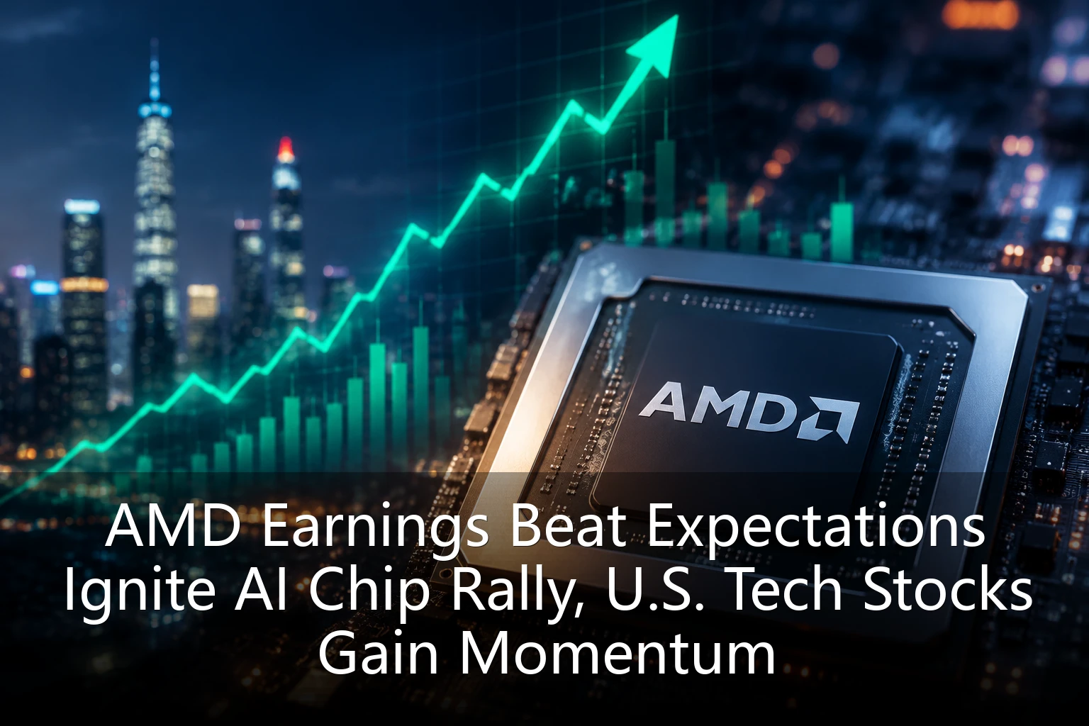 AMD Earnings Beat Expectations Ignite AI Chip Rally, U.S. Tech Stocks Gain Momentum