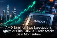AMD Earnings Beat Expectations Ignite AI Chip Rally, U.S. Tech Stocks Gain Momentum