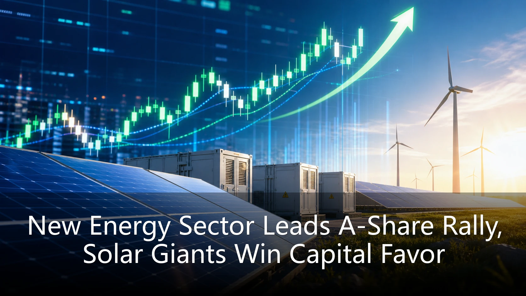 New Energy Sector Leads A-Share Rally, Solar Giants Win Capital Favor
