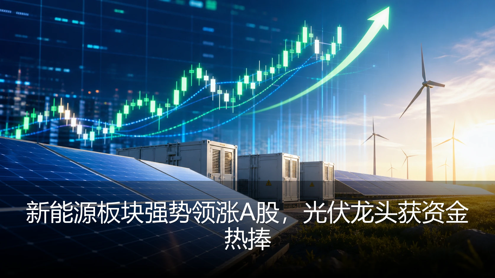 新能源板块强势领涨A股，光伏龙头获资金热捧