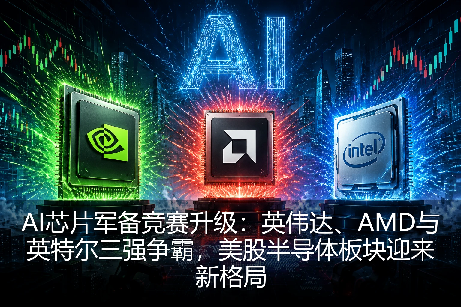 AI芯片军备竞赛升级：英伟达、AMD与英特尔三强争霸，美股半导体板块迎来新格局